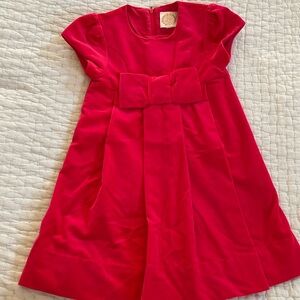 The Beaufort Bonnet Company girls red velvet dress